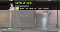 Desktop Screenshot of dietetique-seguin.fr